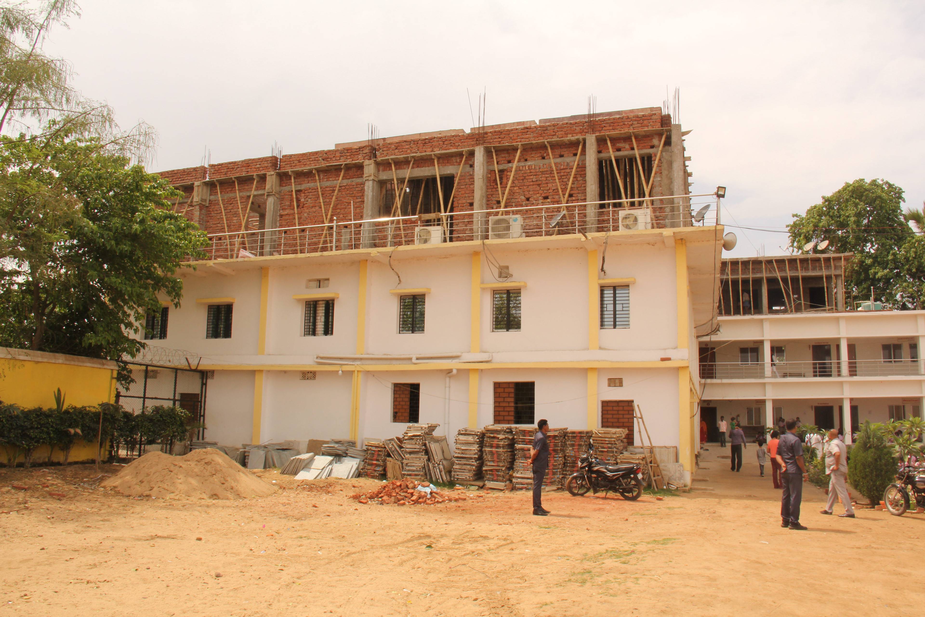 Third floor construction in progress
